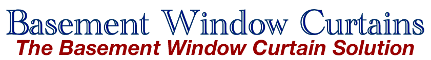 Basement Window Curtains